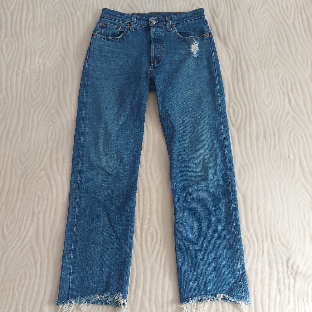 Levi's 501s with Button FlyLevi’s Original 501 Jeans Style No. S40197. Features